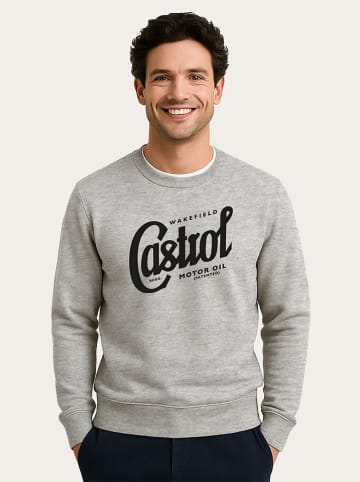 WOOOP Sweatshirt "Castrol" grijs