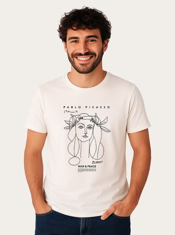 WOOOP Shirt "Picasso War & Peace" in Weiß