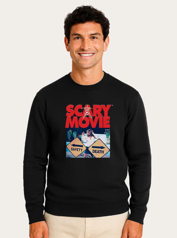 WOOOP Bluza "Scary Movie Official Safety vs Death" w kolorze czarnym