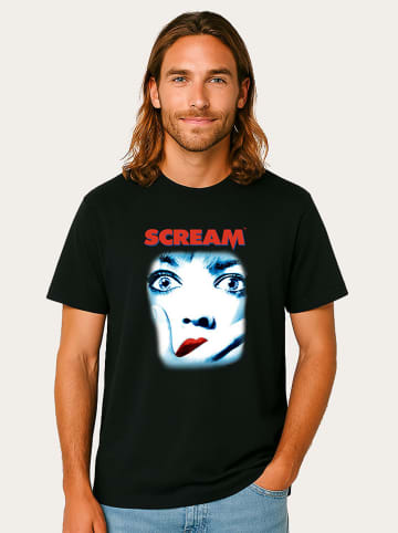 WOOOP Koszulka "Scream Official Movie Poster" w kolorze czarnym