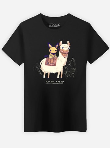 WOOOP Shirt "Machu Pichu" zwart