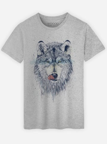 WOOOP Shirt "Dinner TIme" in Grau