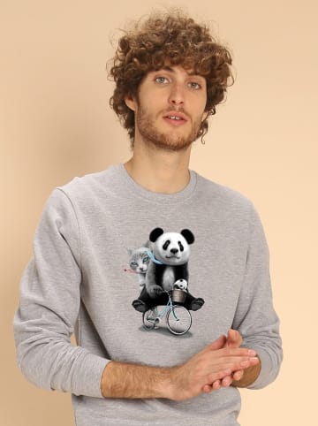 WOOOP Bluza w kolorze szarym