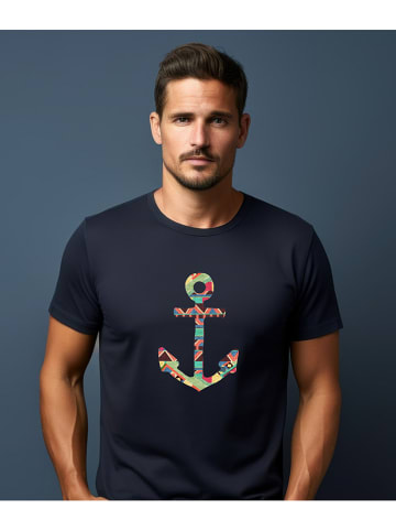 WOOOP Shirt "You make me home" donkerblauw