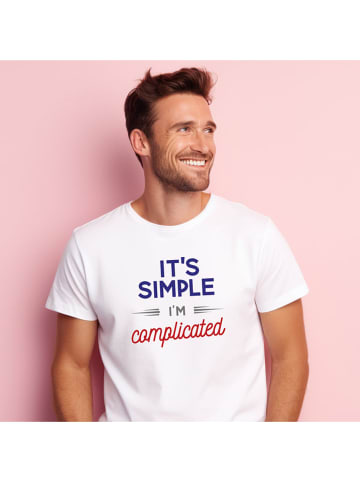 WOOOP Shirt "It´s simple I´m complicated" wit