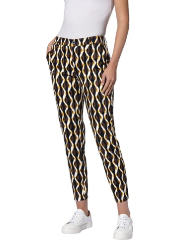 Heine Broek zwart/geel