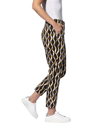 Heine Broek zwart/geel