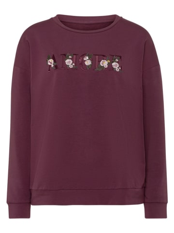 Heine Sweatshirt in Aubergine