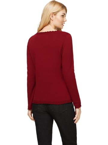 Heine Sweter w kolorze bordowym