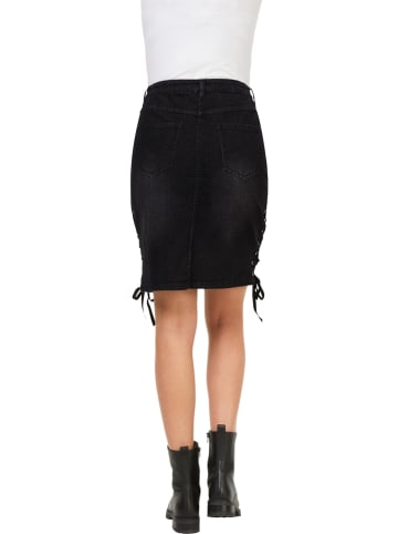 Heine Spódnica dżinsowa w kolorze czarnym