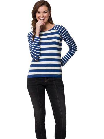 Heine Longsleeve blauw/wit