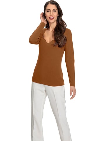 Heine Pullover in Hellbraun