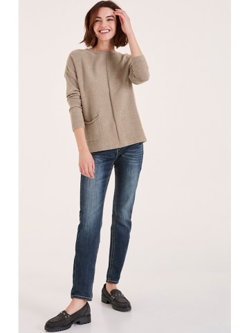 Heine Pullover in Taupe