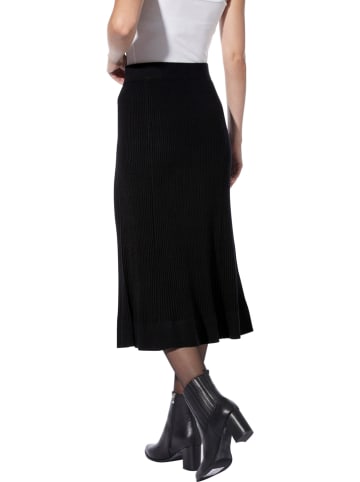 Heine Spódnica dzianinowa w kolorze czarnym