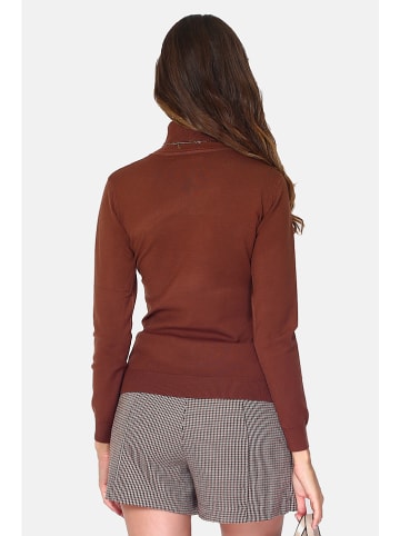 William de Faye Rollkragenpullover in Braun