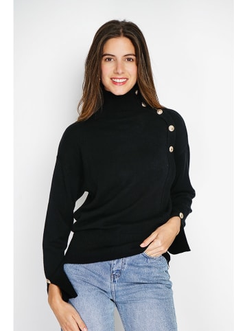 William de Faye Rollkragenpullover in Schwarz