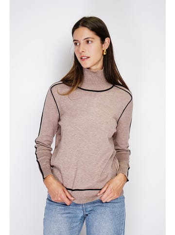 William de Faye Rollkragenpullover in Taupe