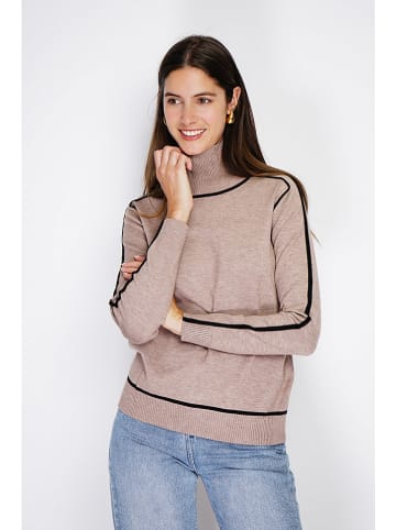 William de Faye Rollkragenpullover in Taupe