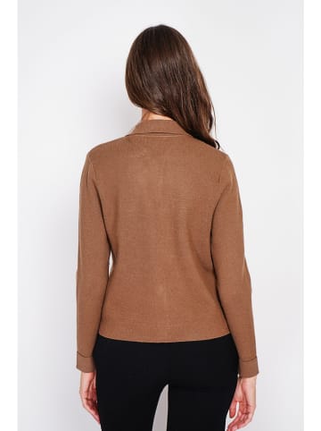 William de Faye Vest cognackleurig