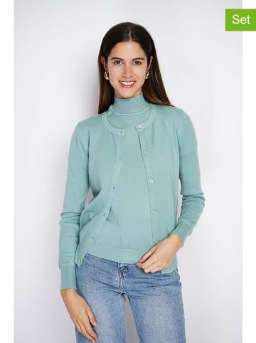 William de Faye Twinset turquoise