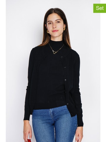 William de Faye Twinset in Schwarz