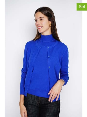 William de Faye Twinset in Blau