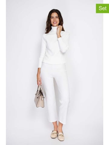 William de Faye 2-delige outfit wit