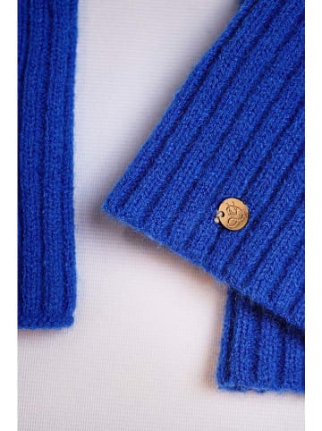 William de Faye Armstulpen in Blau