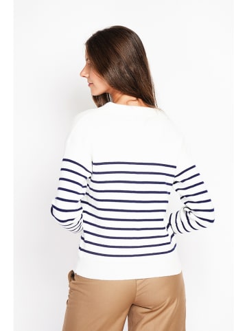 William de Faye Trui wit/donkerblauw