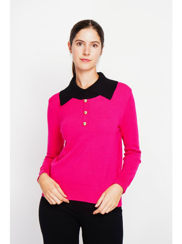 William de Faye Trui fuchsia/zwart