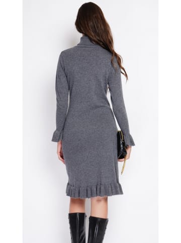 William de Faye Sukienka dzianinowa w kolorze szarym