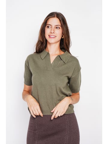 William de Faye Sweter w kolorze khaki