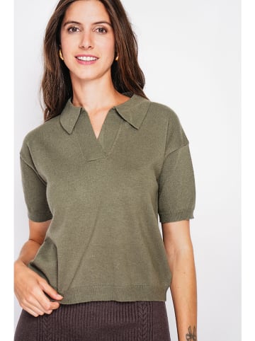 William de Faye Sweter w kolorze khaki