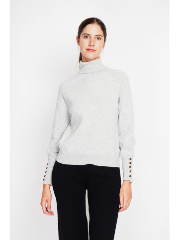 William de Faye Rollkragenpullover in Hellgrau