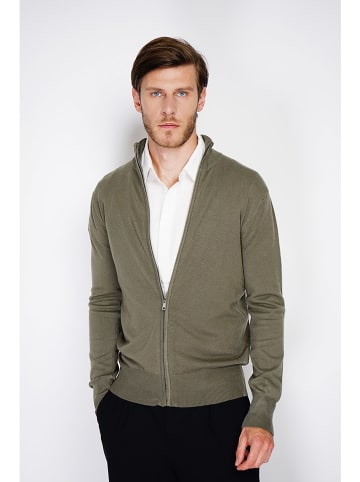 William de Faye Kardigan w kolorze khaki