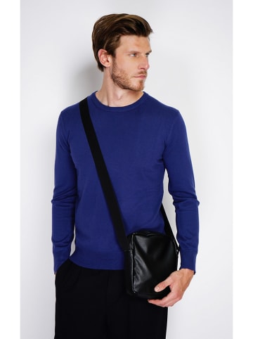 William de Faye Pullover in Blau