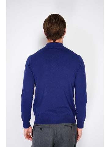 William de Faye Pullover in Blau