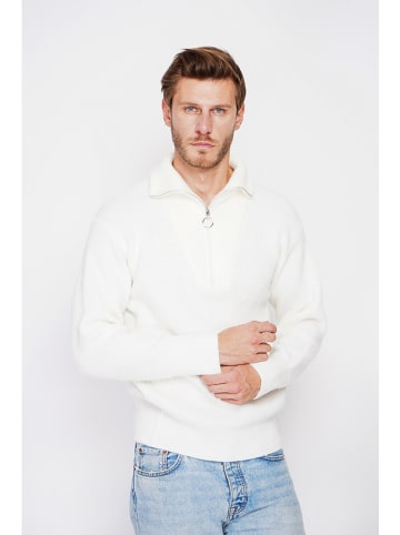 William de Faye Pullover in Weiß