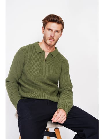 William de Faye Pullover in Khaki