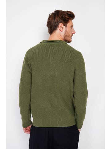William de Faye Pullover in Khaki