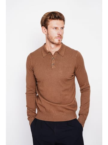 William de Faye Pullover in Cognac
