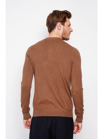 William de Faye Pullover in Cognac