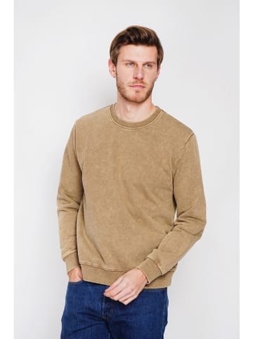 William de Faye Sweatshirt in Hellbraun