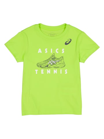 asics Koszulka sportowa w kolorze jaskrawozielonym