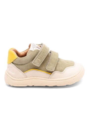 bisgaard Leder-Barfußschuhe "Morten" in Creme/ Khaki