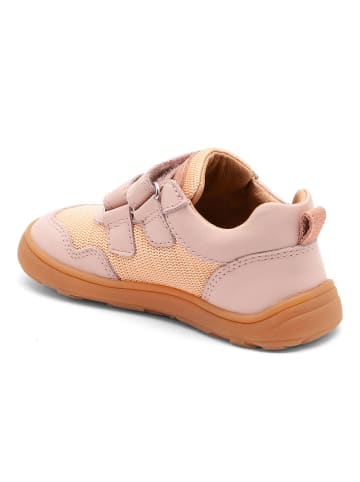 bisgaard Skórzane buty barefoot "Kylie" w kolorze jasnoróżowym