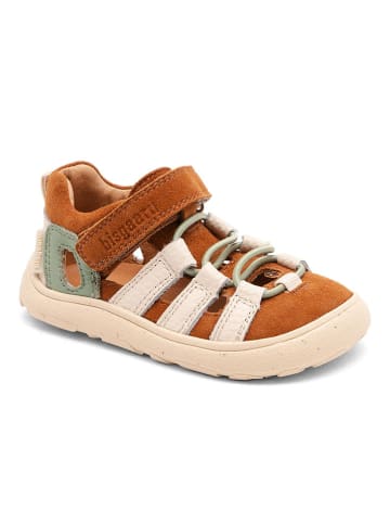 bisgaard Leren barefootschoenen "Fiona" oranje/crème