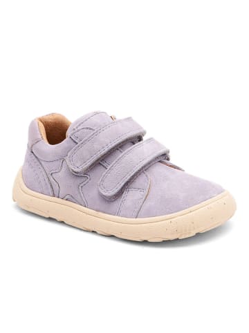 bisgaard Skórzane buty barefoot "Luna" w kolorze fioletowym