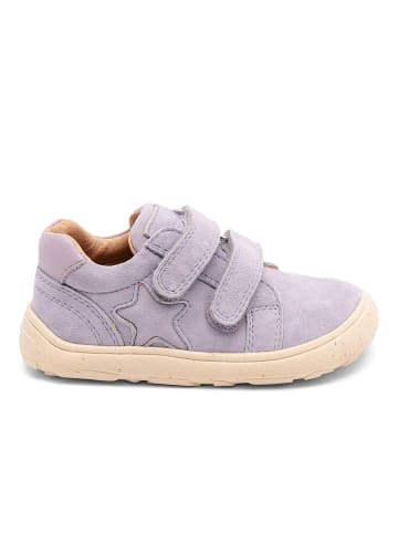 bisgaard Skórzane buty barefoot "Luna" w kolorze fioletowym