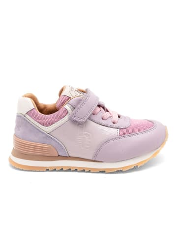 bisgaard Skórzane sneakersy "Walde" w kolorze fioletowym